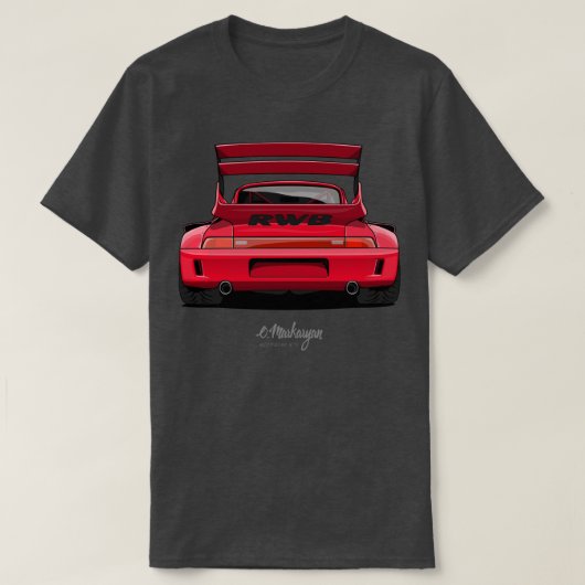 RWB 911 rood T-shirt (Design voorkant)