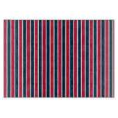 RWB Baseball Coord Stripes 1-11x8 CUTTING BOARD Snijplank (Voorkant)
