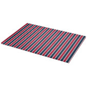 RWB Baseball Coord Stripes 1-11x8 CUTTING BOARD Snijplank (Hoek)