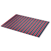 RWB Baseball Coord Stripes 1-15x11 CUTTING BOARD Snijplank (Hoek)