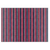 RWB Baseball Coord Stripes 1-15x11 CUTTING BOARD Snijplank (Voorkant)