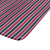 RWB Baseball Coord Stripes 1-6x7 CUTTING BOARD Snijplank (Hoek)