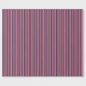 RWB, Baseball Coord. Stripes 1-GIFT-WRAPPERPAPIER Cadeaupapier (Vlak)
