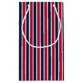 RWB Baseball Coordinating Stripes 1-GIFT BAG S Klein Cadeauzakje (Achterkant)