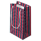 RWB Baseball Coordinating Stripes 1-GIFT BAG S Klein Cadeauzakje (Voorkant Gekanteld)