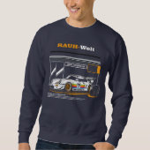 RWB garage Rauh Welt RWB Racing auto Trui (Voorkant)