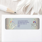 (RWB) Vrijmetselaars Etiket (Insitu)