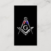 (RWB) Vrijmetselaars Visitekaartje (Voorkant)