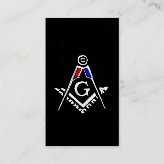 (RWB) Vrijmetselaars Visitekaartje (Voorkant)