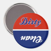 RWB Vuile Schone Vaatwasser Magneet (Voorkant / Achterkant)