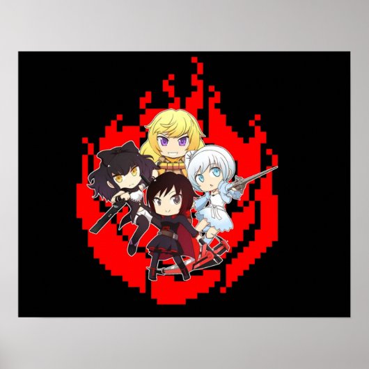 rwby anime poster (Voorkant)