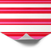 RWCCS RED WHITE CANDYCANE STRIPES ACHTERGROUND PAT POSTER (Hoek)