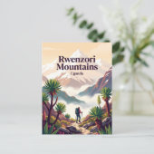 Rwenzori-gebergte Oeganda Briefkaart (Staand voorkant)