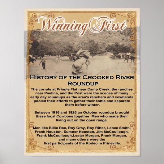 RWR Winning First Poster (Voorkant)