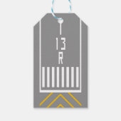 RWY-drempel 13R Cadeaulabel (Voorkant)