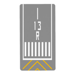 RWY-drempel 13R Etiket