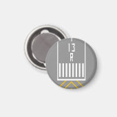 RWY-drempel 13R Magneet (Voorkant / Achterkant)