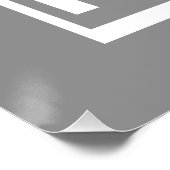 RWY-drempel 13R Perfect Poster (Hoek)