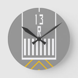 RWY-drempel 13R Ronde Klok