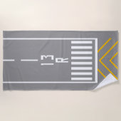 RWY-drempel 13R Strandlaken (Voorkant)