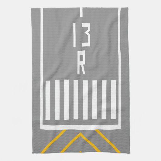 RWY-drempel 13R Theedoek (Verticaal)