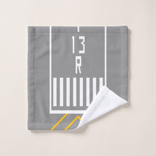 RWY-drempel 13R Washandje (Wasdoekje)