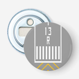 RWY Threshold 13R Button Flesopener