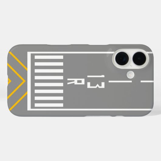 RWY Threshold 13R Case-Mate iPhone Case (Achterkant (horizontaal))