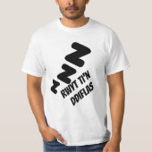 Rwyt ti'n diflas | je bent saai in het Welsh T-shirt (Voorkant)