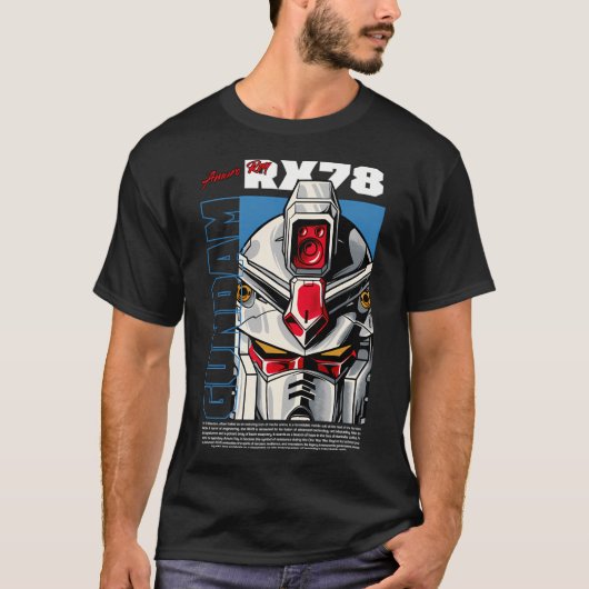 RX78-ontwerp T-shirt (Voorkant)