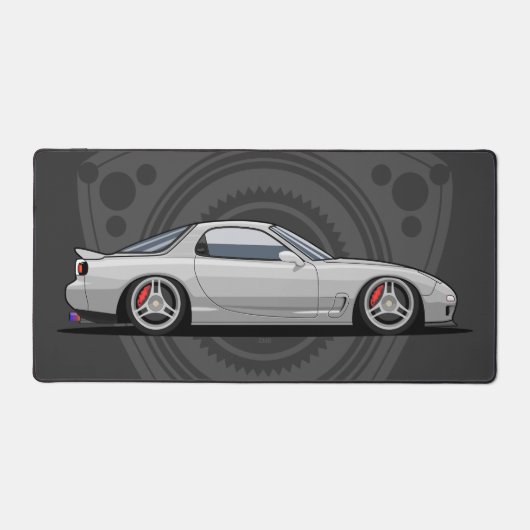 RX7 FD rotary JDM car Bureaumat (Voorkant)