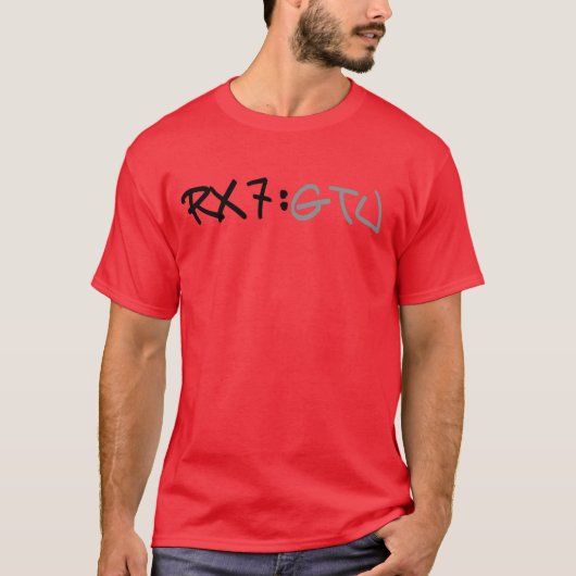 RX7 GTU T-SHIRT (Voorkant)