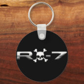 RX7 met een schedel Sleutelhanger (Voorkant)