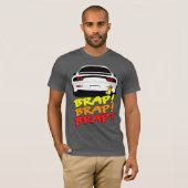 RX7-shirt met thema BRAP T-shirt (Voorkant volledig)
