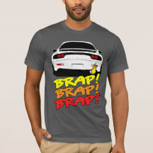 RX7-shirt met thema BRAP
