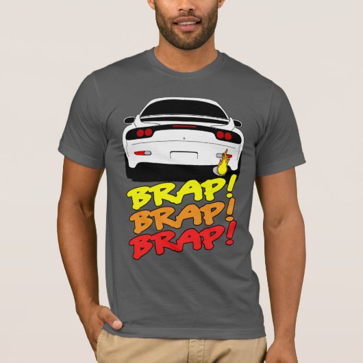 RX7-shirt met thema BRAP T-shirt (Voorkant)