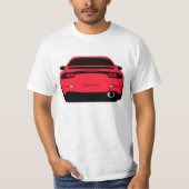 RX7 shirt met thema in rood (Voorkant)