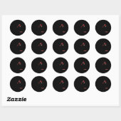 RX8 Redline Ronde Sticker (Vel)
