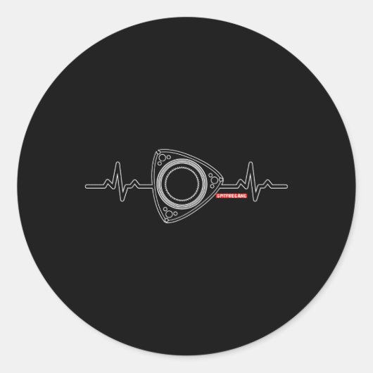 RX8 RX7 Hij versloeg Donker Ronde Sticker (Voorkant)