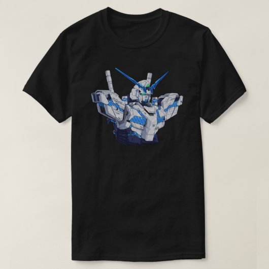 RX-0 Unicorn Gundam Perfectibility (Blue) ticker T-shirt (Design voorkant)