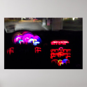 RX-8 bij nacht Poster