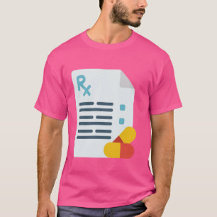 RX Apotheek Technicus Apotheker Geneeskunde T-shirt