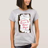 "Rx: Boom-heupger" T-shirt (Voorkant)