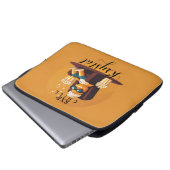 Rx & chill | Grappige apotheek tech namen Laptop Sleeve (Voorkant onderkant)