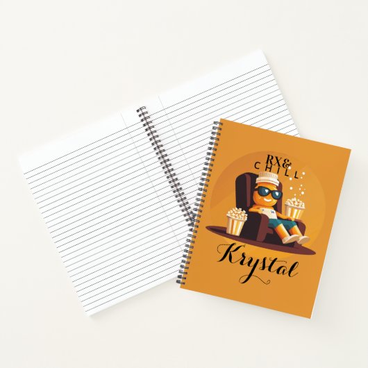 Rx & chill | Grappige apotheek tech namen Notitieboek (Binnen)