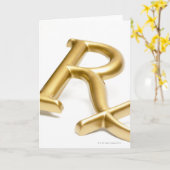 Rx-medicijnteken Kaart (Gele Bloem)