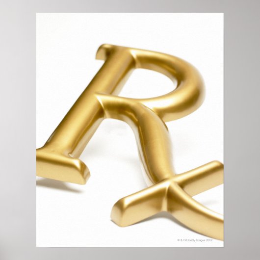 Rx-medicijnteken Poster (Voorkant)