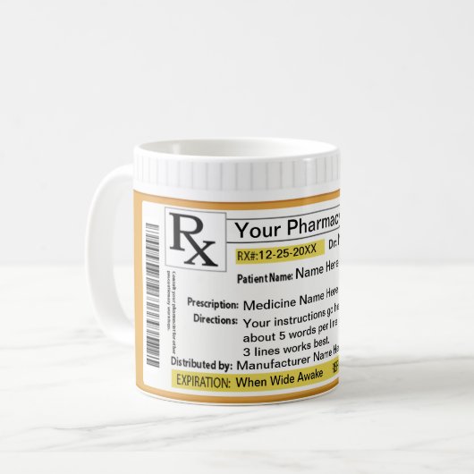 RX-Mok - Creëer Koffiemok (Voorkant links)