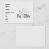 RX Ontspan Visitekaartje (Voorkant / Achterkant)