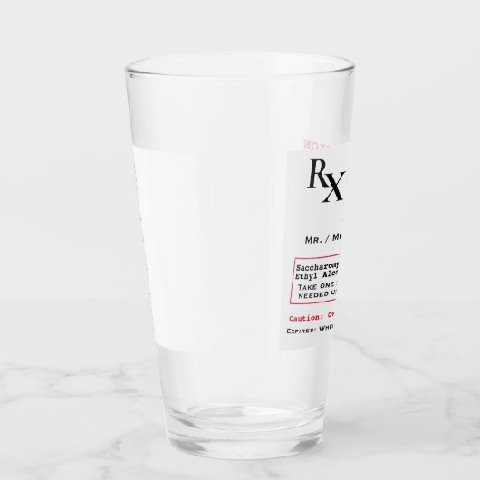 RX-recept voor bier Glas (Rechts)